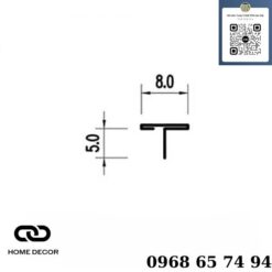 Chỉ inox T 8mm, S-T85