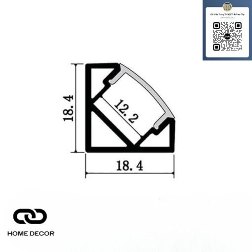 Đèn led thanh nhôm G-1818