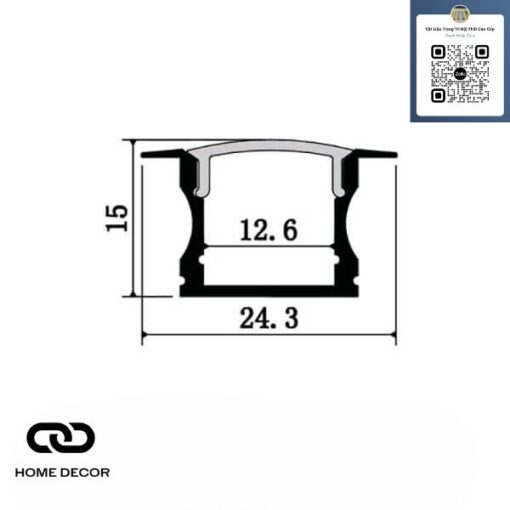 Đèn led thanh nhôm G-2415