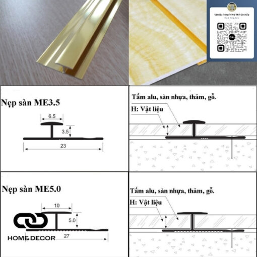 Mua Nẹp Nhôm Alu Đa Dạng Mẫu Mã, Giá Tốt!