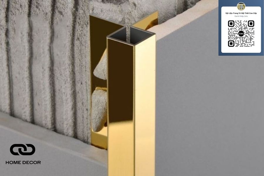 Nẹp Góc Vuông 2 Cánh Inox 304 Sự Lựa Chọn Hoàn Hảo Cho Độ Bền và Thẩm Mỹ