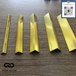 Nẹp V Nhôm Vàng Cao Cấp Bền Đẹp, Đa Ứng Dụng, Giá Đại Lý