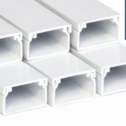 máng ghen luồn dây điện có nắp