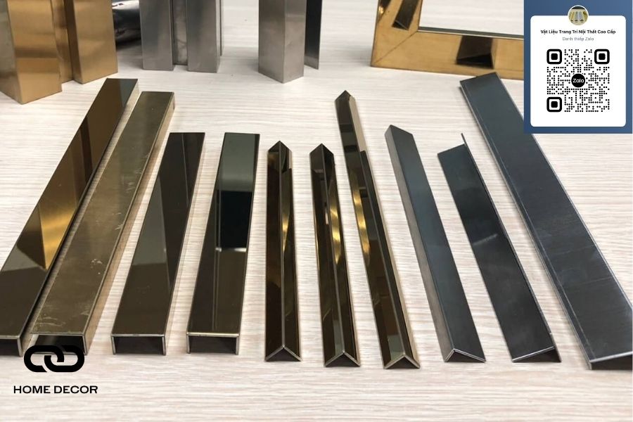 Đặc Tính Vật Liệu và Ưu Điểm Của Nẹp Inox