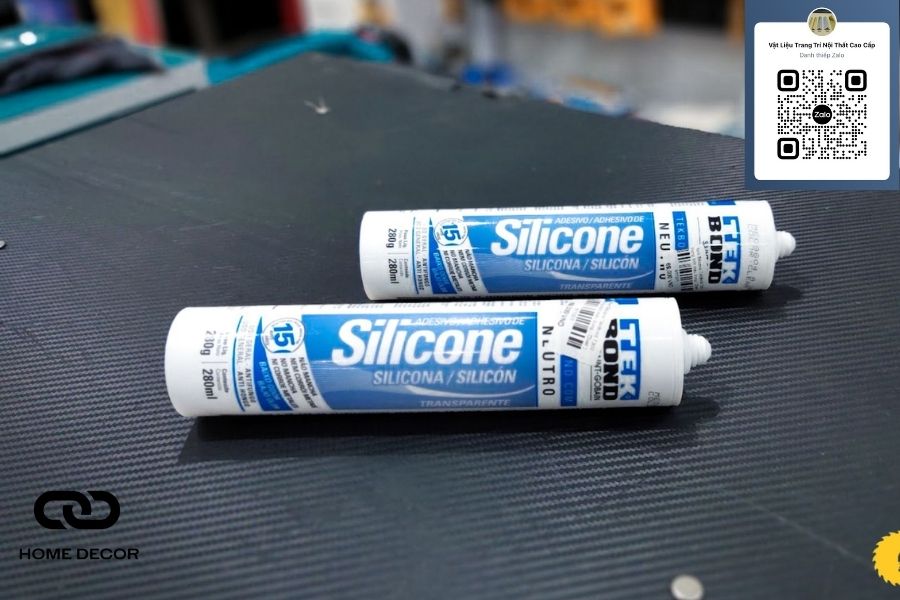 Keo Silicone Trung Tính (Ví dụ: Apollo A500, D580, V-bond)