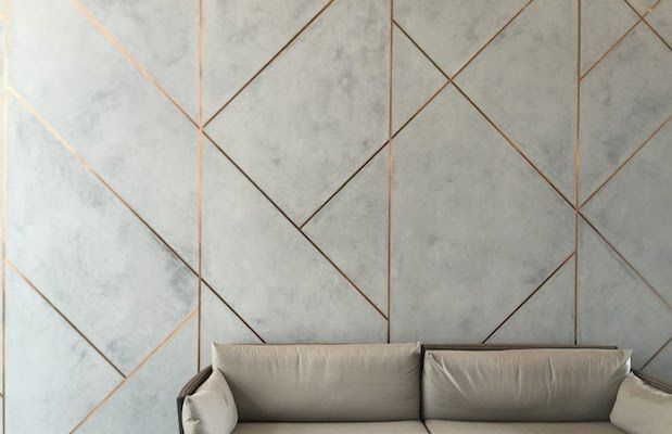 Ý tưởng trang trí tường, vách độc đáo với Nẹp Inox